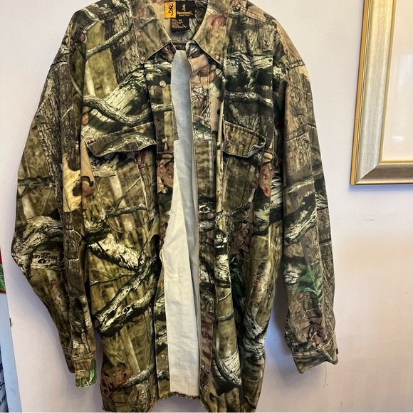 Browning camouflage hunting shirt - Picture 3 of 8